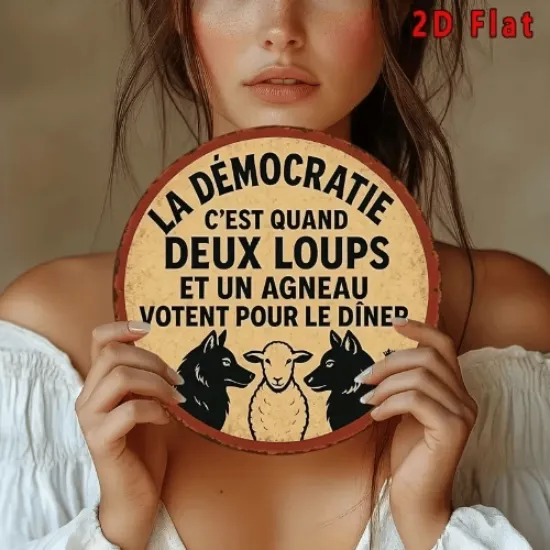 Image de Plaque la democracie