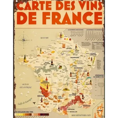 Image de Plaque Carte des vins