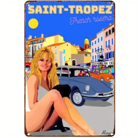 Image de Plaque St Tropez Bardot