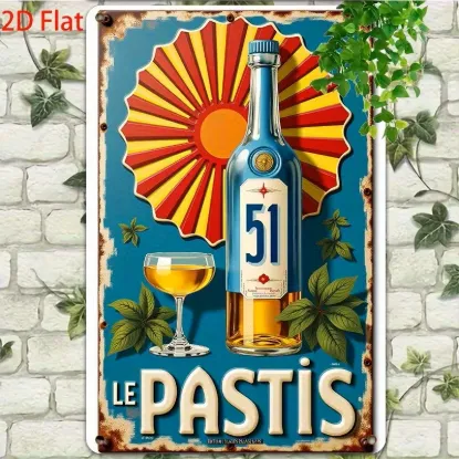 Image de Plaque metal Pastis 51